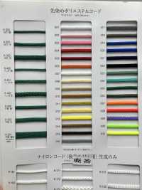 K-301 色織聚酯纖維繩子， 16股，中等粗細[緞帶、帶、繩子] RIVER 更多照片