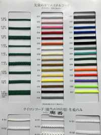 K-400 8股色織聚酯纖維繩子，細款[緞帶、帶、繩子] RIVER 更多照片