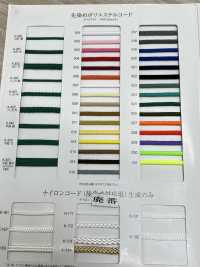 K-321 加厚聚酯纖維色織繩子[緞帶、帶、繩子] RIVER 更多照片