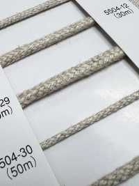5504-29 麻系列圓繩 16股[緞帶、帶、繩子] RIVER 更多照片