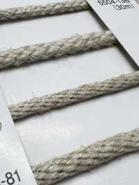 5504-80 麻系列圓繩 Kongouchi[緞帶、帶、繩子] RIVER 更多照片