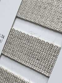 5504-74 麻系列編織帶邊帶[緞帶、帶、繩子] RIVER 更多照片