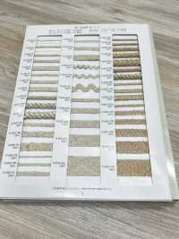 R-5505-23L 麻系列山徑花邊[緞帶、帶、繩子] RIVER 更多照片