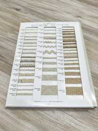 R-5505-33LL 麻系列八股繩子[緞帶、帶、繩子] RIVER 更多照片