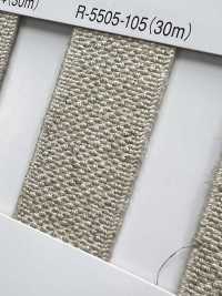 R-5505-105 麻系列橡膠膠帶[緞帶、帶、繩子] RIVER 更多照片