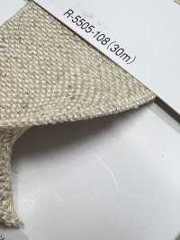 R-5505-108 麻系列橡膠膠帶[緞帶、帶、繩子] RIVER 更多照片