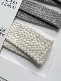 CK-562 光澤石紋扁繩子，加厚款[緞帶、帶、繩子] 更多照片