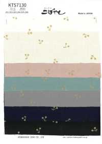 KTS7130 平紋布小圖案印花[布料] 小林棉 更多照片