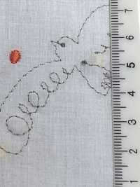 1026-647-1 60精紡細布刺繡鳥[布料] HOKKOH北高 更多照片