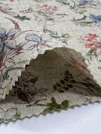 7026-700-5 CL坯布，水彩花卉圖案[布料] HOKKOH北高 更多照片