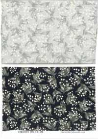 KTS7135 平紋布小花與貓咪圖案[布料] 小林棉 更多照片