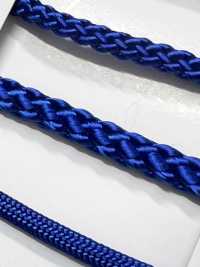 R-205L 光澤圓繩子8股色織[緞帶、帶、繩子] RIVER 更多照片