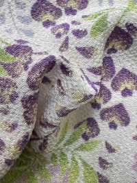 KKP2338-D-FUJINOHANA 二子絲縐紫藤花[布料] 小紋工房(宇仁纖維) 更多照片