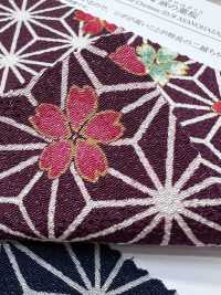 KKP2338-D-ASANOHA Futako 絲縐珍藏系列[布料] 小紋工房(宇仁纖維) 更多照片