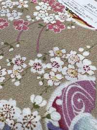 KKP2338-DHM-100 絲縐Chirimen®[布料] 小紋工房(宇仁纖維) 更多照片