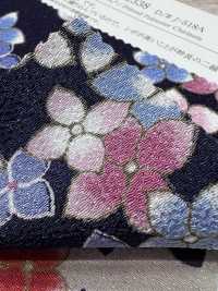 KKP2338-DJ-518A 絲縐Chirimen®[布料] 小紋工房(宇仁纖維) 更多照片