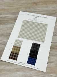 3SG040 有機棉精製多臂提花格紋[布料] CHAMBRAY 更多照片