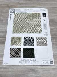 KKP3338-D1147 絲縐Chirimen®[布料] 小紋工房(宇仁纖維) 更多照片