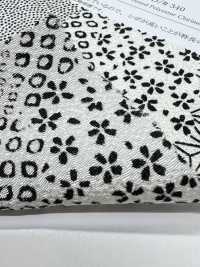 KKP3338-D340 絲縐Chirimen®[布料] 小紋工房(宇仁纖維) 更多照片