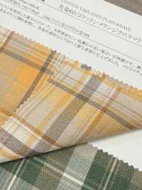 14421 染色 60/2 棉混紡布，馬德拉斯格紋[布料] SUNWELL 三維爾 更多照片