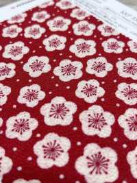 KKP3338-D-UMEARARE Futako 絲縐梅果[布料] 小紋工房(宇仁纖維) 更多照片