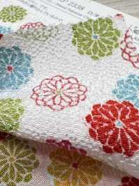 KKP2338-D-HAIKARA 二子絲縐廢小菊[布料] 小紋工房(宇仁纖維) 更多照片