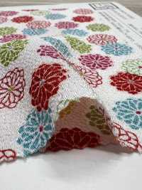 KKP2338-D-HAIKARA 二子絲縐廢小菊[布料] 小紋工房(宇仁纖維) 更多照片