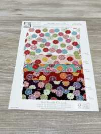 KKP2338-D-HAIKARA 二子絲縐廢小菊[布料] 小紋工房(宇仁纖維) 更多照片