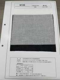 M108 麻/麻後染色相容襯裡[襯布] 更多照片