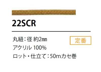 22SCR 矽膠塗層繩子 2MM