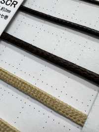 34SCR 3毫米矽膠塗層繩子[緞帶、帶、繩子] Cordon 更多照片