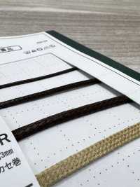 34SCR 3毫米矽膠塗層繩子[緞帶、帶、繩子] Cordon 更多照片