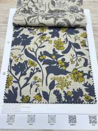 7026-1710-1 CL坯布花卉圖案[布料] HOKKOH北高 更多照片