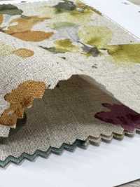 7026-1710-3 CL坯布，水彩花卉圖案[布料] HOKKOH北高 更多照片