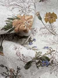 7026-1710-4 CL坯布植物圖案[布料] HOKKOH北高 更多照片