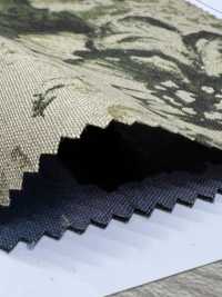 7026-1730-1 麻，坯布有大花朵圖案[布料] HOKKOH北高 更多照片