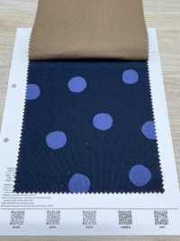 7026-1720-6 21W燈芯絨手繪圓圈[布料] HOKKOH北高 更多照片