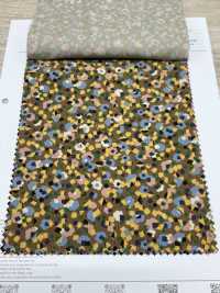 4026-1755-3 21W燈芯絨幾何花朵[布料] HOKKOH北高 更多照片