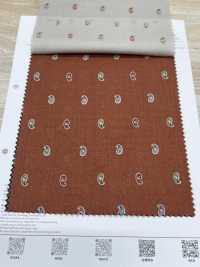 7026-1615-1 60精紡細布9088 迷你佩斯利[布料] HOKKOH北高 更多照片