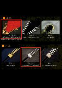 75-AG-CO-C WALDES復古拉鍊，古金色，7.5尺寸，棉質帶，閉口式 朝日拉鍊(Waldes) 更多照片