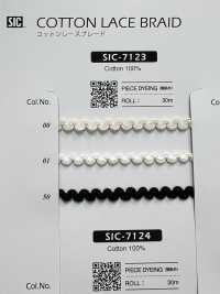 SIC-7123 棉質蕾絲花邊[緞帶、帶、繩子] 新道良質（SIC） 更多照片