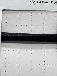 66SCR 矽膠塗層繩子V 型圓繩（帶芯）6.0mm[緞帶、帶、繩子] Cordon 更多照片