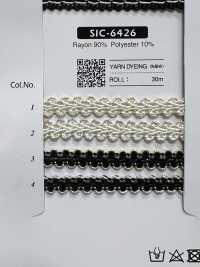 SIC-6426 人造亮片花邊[緞帶、帶、繩子] 新道良質（SIC） 更多照片