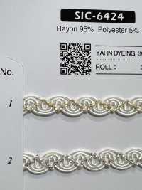 SIC-6424 人造亮片花邊[緞帶、帶、繩子] 新道良質（SIC） 更多照片