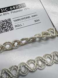 SIC-6425 人造亮片花邊[緞帶、帶、繩子] 新道良質（SIC） 更多照片