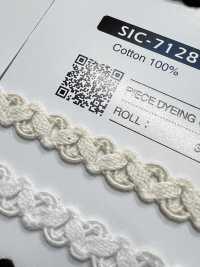 SIC-7128 棉質蕾絲花邊[緞帶、帶、繩子] 新道良質（SIC） 更多照片
