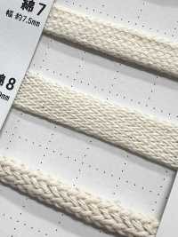 C8 天然材質繩PART1 棉質 8 條裝袋繩 9.0mm[緞帶、帶、繩子] Cordon 更多照片