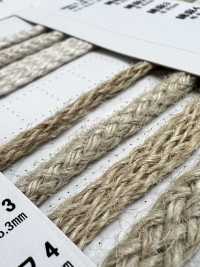 KNF3 天然材質繩第二部分 洋麻 3 條圓繩 5.3mm[緞帶、帶、繩子] Cordon 更多照片