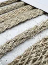 KNF6 天然材料繩第二部分 洋麻 6條圓繩 4.0毫米[緞帶、帶、繩子] Cordon 更多照片