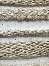 KNF6 天然材料繩第二部分 洋麻 6條圓繩 4.0毫米[緞帶、帶、繩子] Cordon 更多照片
